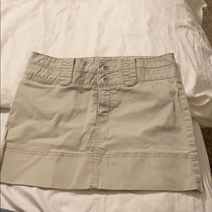 Vintage American Eagle Sz 2 Low Rise Khaki Skirt